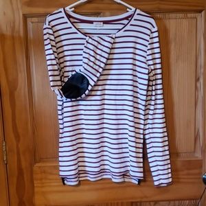 Womens striped shirt sz XL